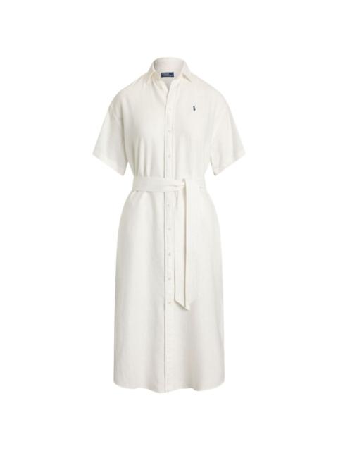 Polo Ralph Lauren belted button-down midi dress
