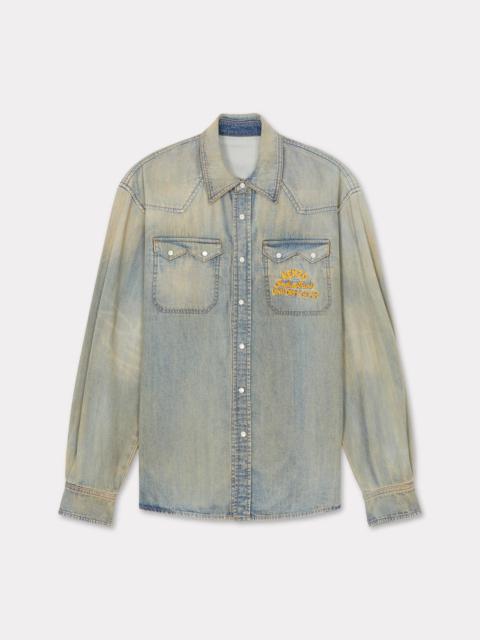 KENZO 'KENZO Drawn Varsity' denim Western shirt