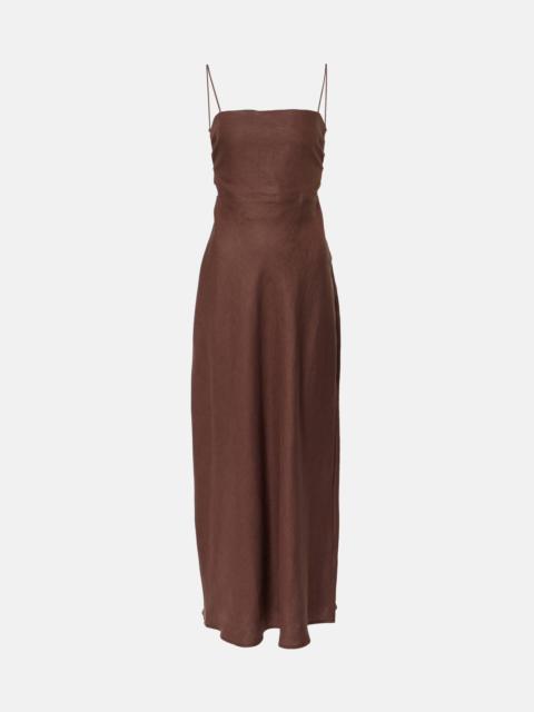 FAITHFULL Linen maxi dress