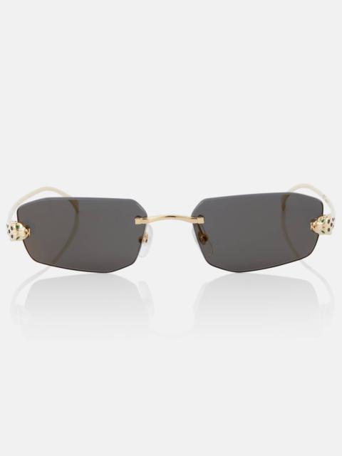 Cartier Panthère de Cartier rectangular sunglasses