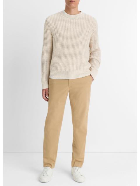 Vince Macro-Waffle Crew Neck Sweater