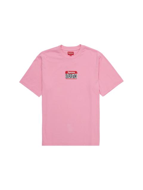 Supreme Gonz Nametag S/S Tee Pink