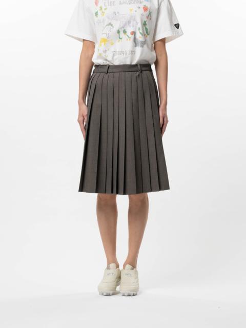 Maison MIHARAYASUHIRO Front Back Combined Pleats Skirt