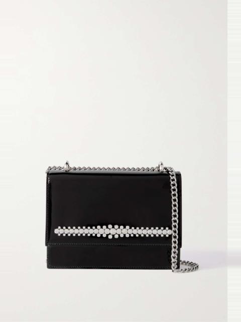 Bing Bohemia embellished patent-leather shoulder bag