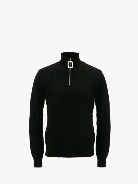 JW Anderson JWA PULLER HALF ZIP JUMPER