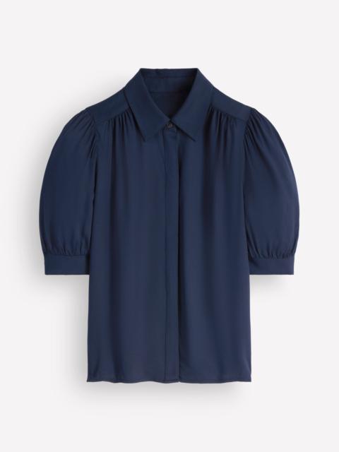 BODEN Penelope Viscose Top-French Navy
