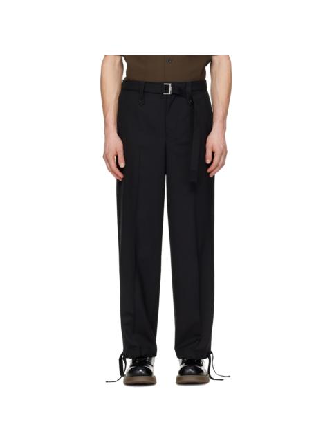 sacai Black Suiting Trousers