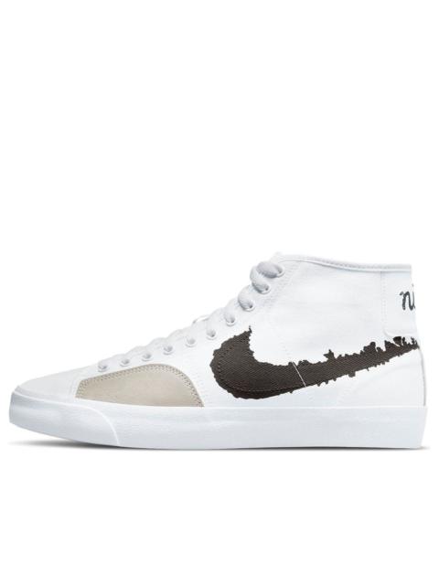 Nike Blazer Court Mid Premium SB 'White Black' DM8553-100