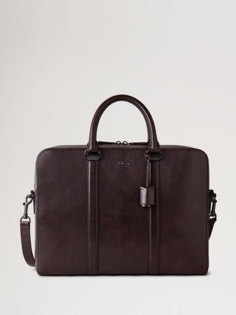 Camberwell Briefcase Dark Chocolate Two Tone Leather