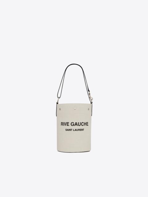 rive gauche bucket bag in linen