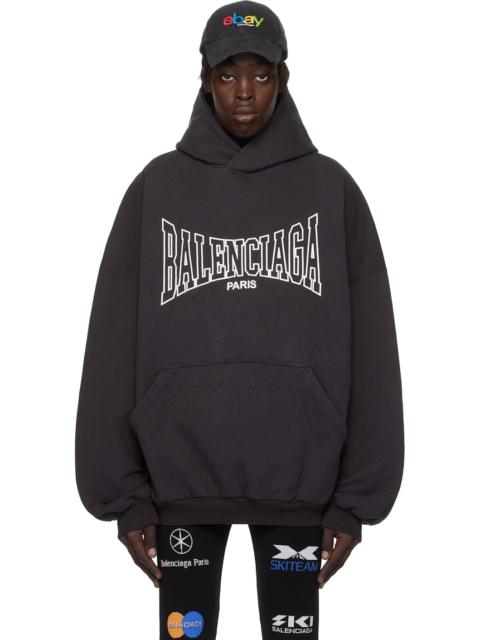 BALENCIAGA logo-print hoodie