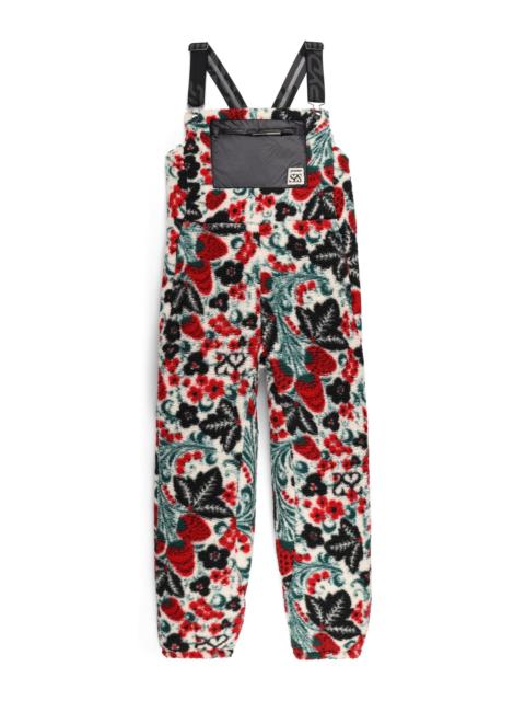 SPYDER Womens Society Fleece Overalls - Society Racing Green