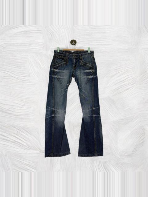 Other brands If Six Was Nine × Le Grande Bleu (L.G.B.) × Nicole Club - FLARE NICOLE CLUB FOR MEN MUD WASH BOOT CUT DENIM