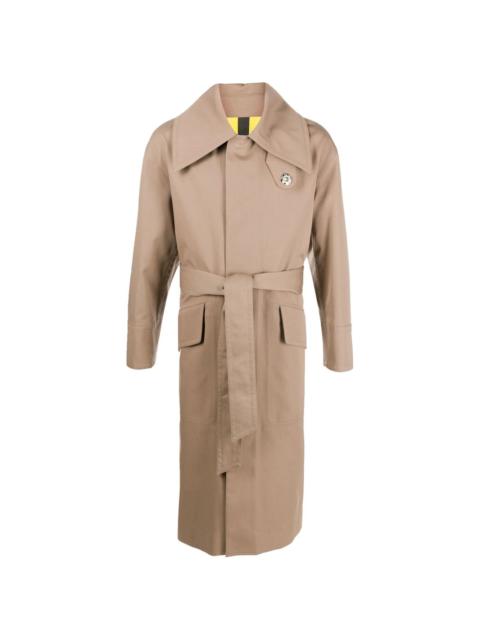 AMI Paris oversized belted trench coat
