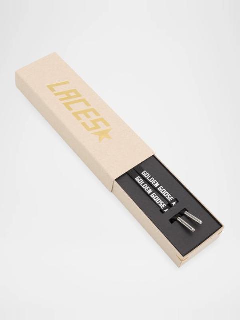 Golden Goose Lurex Logo Lace Kit