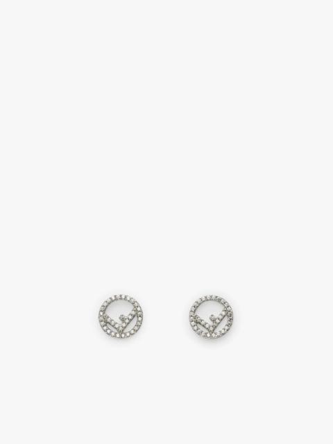 FENDI Palladium-colored earrings