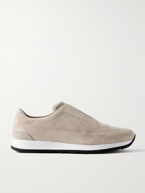 John Lobb Lift Suede Slip-On Sneakers