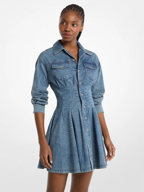MICHAEL KORS Denim Shirt Dress