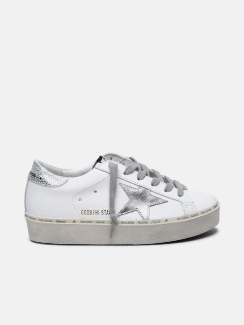 HI STAR SNEAKERS IN WHITE LEATHER