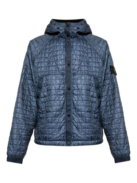 Stone Island 4100023 quilted logo-patch jacket