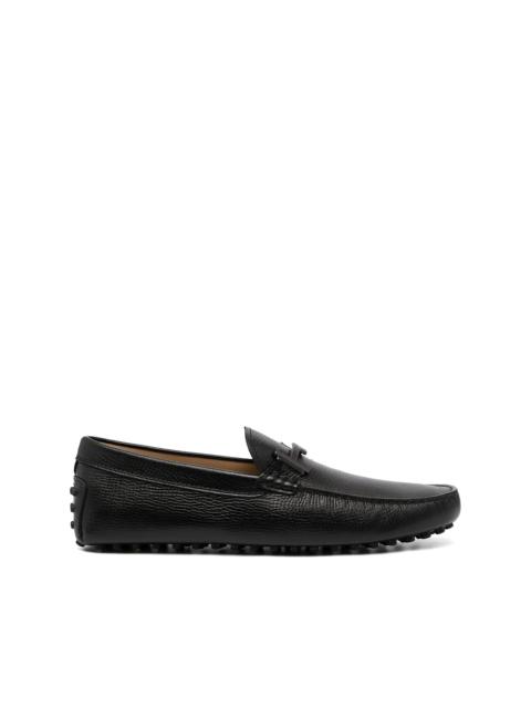Tod's Gommini textured leather loafers