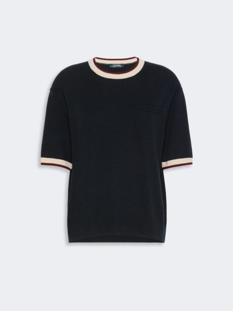 'S Max Mara AURELIA Wool yarn pocket sweater - ULTRAMARINE