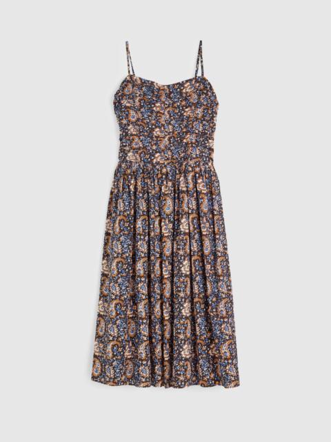 Madewell Ruched Midi Dress