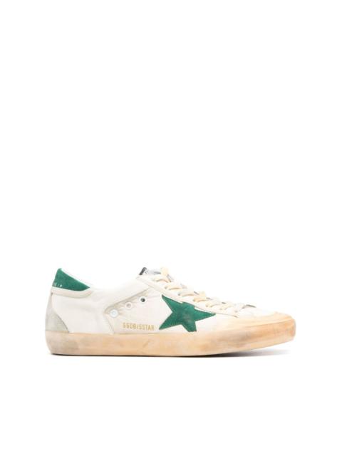 Golden Goose Super-Star distressed panelled sneakers