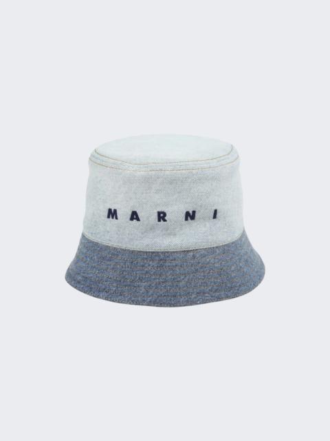 Marni Bucket Hat Antique Blue