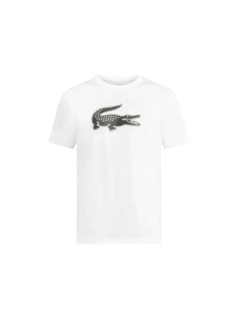 LACOSTE Lacoste Ultra Dry Logo Sport T-shirt White/Black