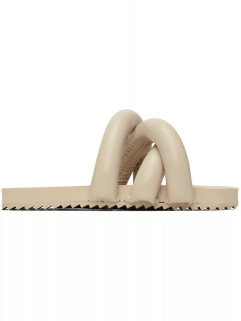 YUME YUME Beige Tyre Slides