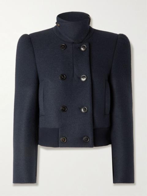 Dries Van Noten Felt jacket Navy