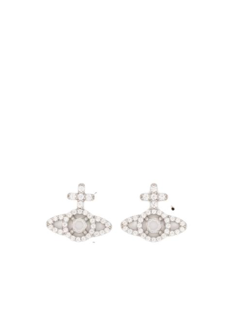 Vivienne Westwood Olympia crystal orb earrings