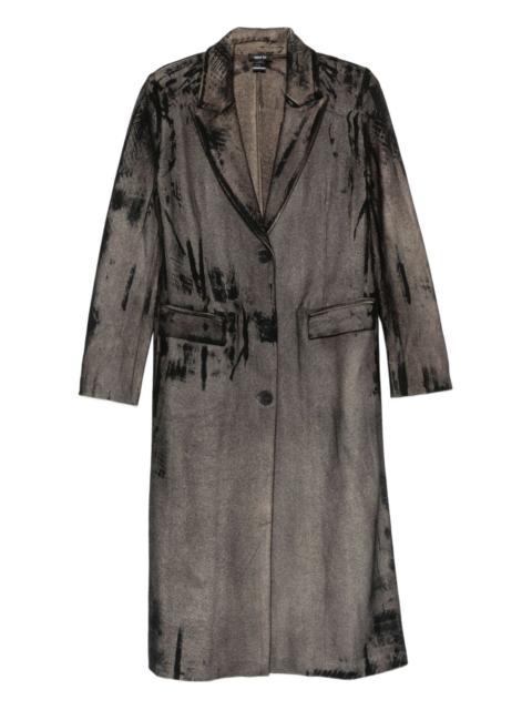 Avant Toi wool single-breasted coat