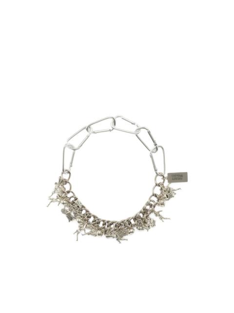 Chopova Lowena Sports Fan Carabiner necklace