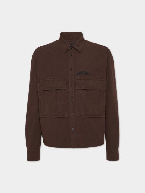 DSQUARED2 ICON NEW GENERATION RIPSTOP CROPPED SHIRT