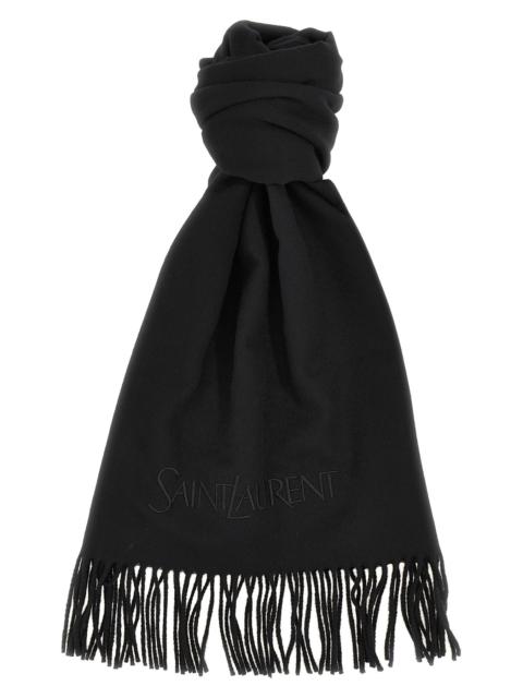 SAINT LAURENT 'Saint Laurent' scarf