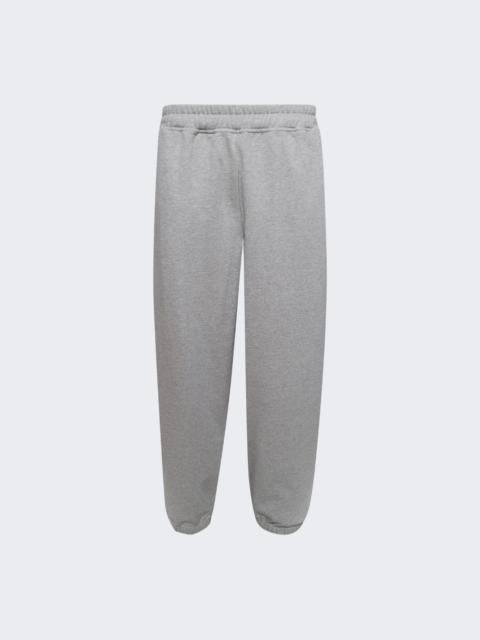 VETEMENTS Biker Cross Logo Sweatpants Grey Melange