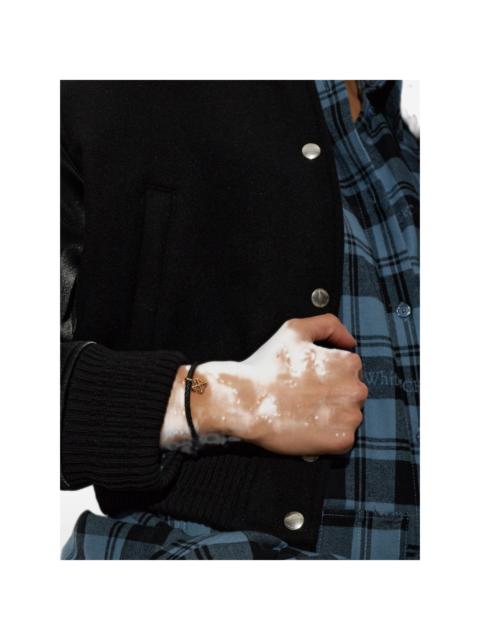 Off-White Arrows braided leather bracelet
