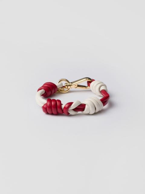 Prada Braided nappa leather bracelet