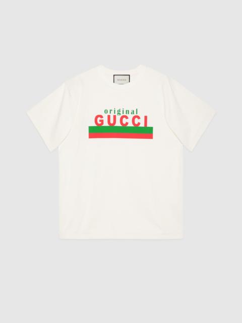GUCCI "Original Gucci" print oversize T-shirt