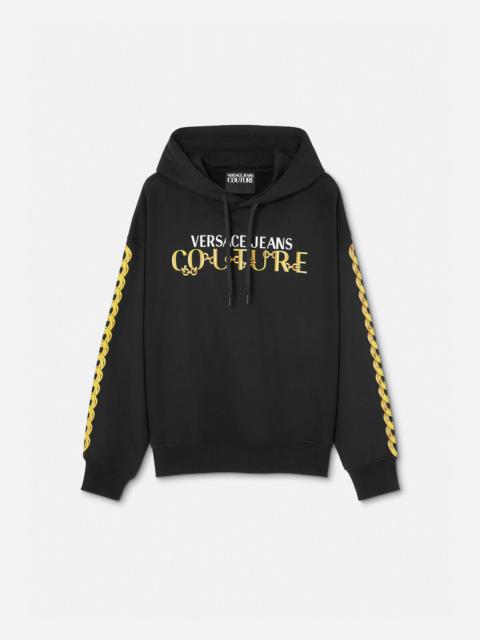 VERSACE JEANS COUTURE Chain Logo Hoodie