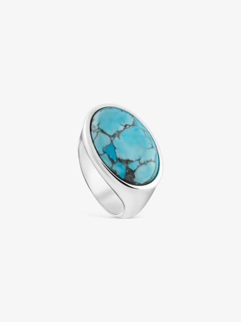 TOUS Silver-plated Ring with magnesite TOUS Gem Power
