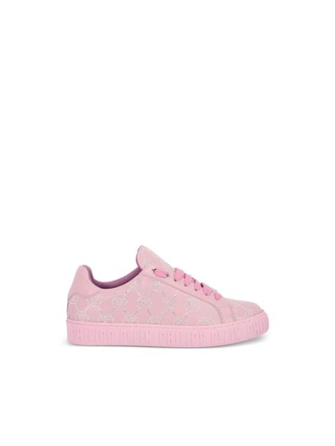 PHILIPP PLEIN Carson monogram strass low-top sneakers