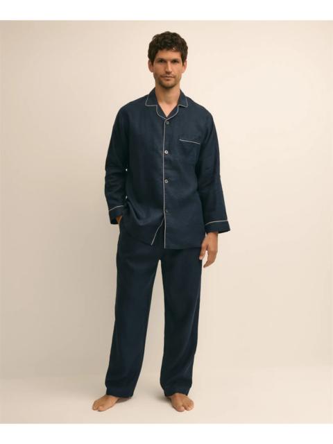 Brooks Brothers Linen Pajama Set