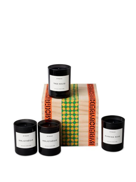 BYREDO Wooden Box 4 Candles