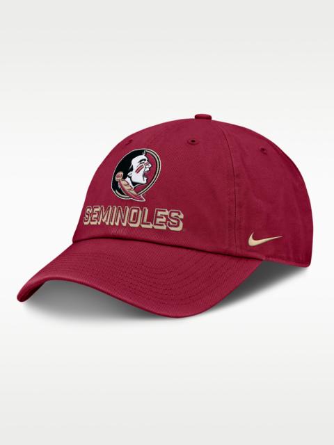 Nike Florida State On-Field Club Gameday Men's Nike College Adjustable Hat
