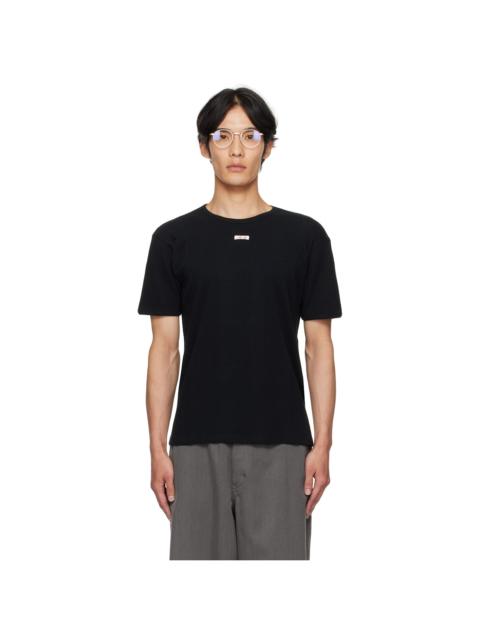 Maison Margiela Black Ribbed T-shirt