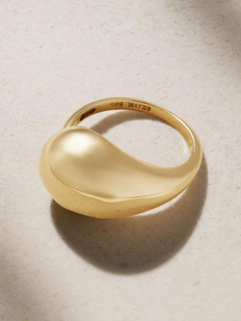 MATEO Agua 14-karat gold ring