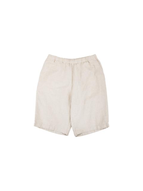 BEAMS PLUS Easy Shorts Cotton Linen Off White